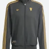 MUFC Grey Track Jacket Back Image