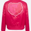 Memphis Grizzlies Triple Pink Varsity Jacket Jacket back Image