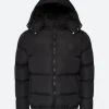 NOFS Black Puffer Jacket Back Image