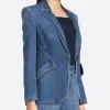 NYC 2025 Camila Alves Denim Blazer Arms Image