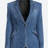 NYC 2025 Camila Alves Denim Blazer Front Image
