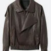 NYC 2025 Jessica Alba Leather Jacket Front Image