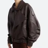 NYC 2025 Jessica Alba Leather Jacket Side Arm Image