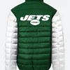 New York Jets Puffer Jacket Back Image