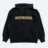 Supreme Jewels Black Hoodie Front Image