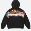 Supreme Jewels Black Hoodie Front Image