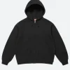Supreme Jewels Black Hoodie Front Image