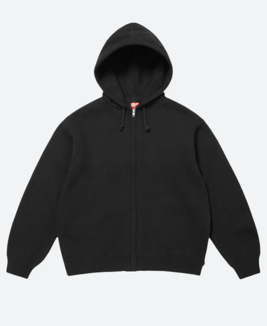 Supreme Jewels Black Hoodie Front Image