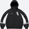 Supreme X Chicago White Sox Hoodie Black Front Image