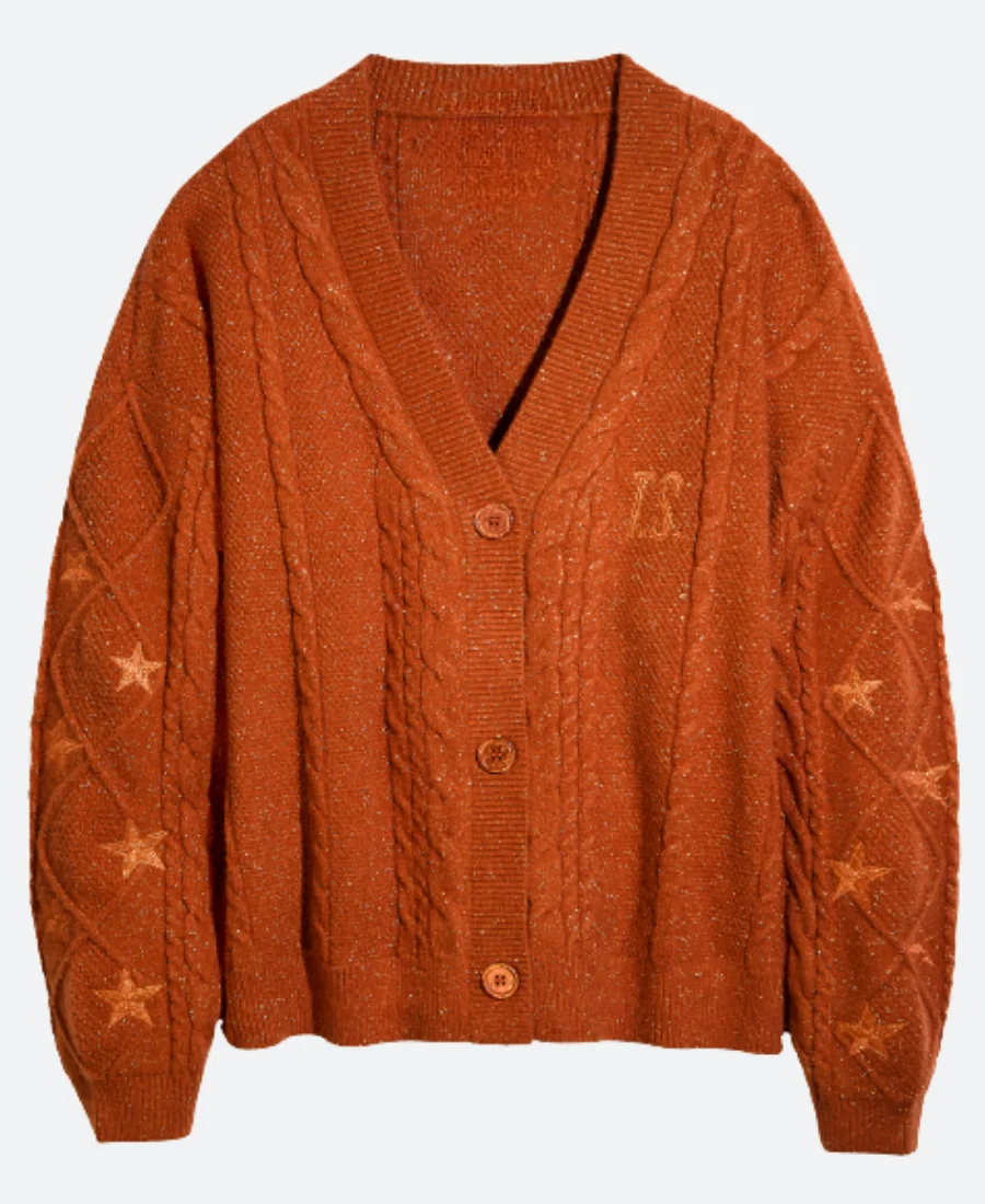 The Life Of A Showgirl Cardigan Front Imaged