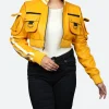Final Fantasy XV Cindy Aurum Leather Jacket Front Image