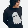Great British Bake Off Noel Fielding Ghost Sweatshirt Close Image