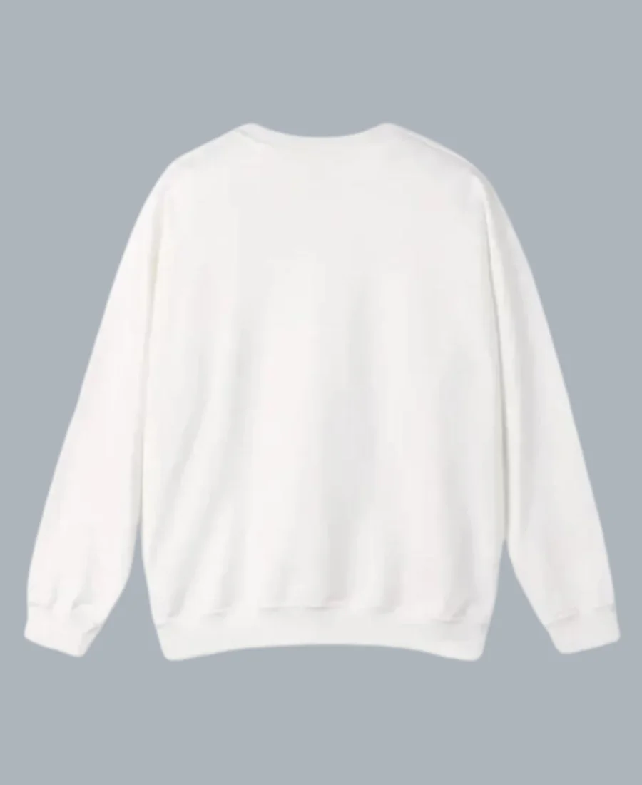 Halloween Cat & Pumpkin Sweatshirt Back Image