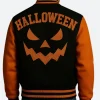 Halloween Pumpkin Stegaro Varsity Jacket