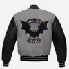 Halloween Spooky Varsity Jacket back Image