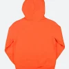 Pumpkin Face Halloween Hoodie Orange Back image