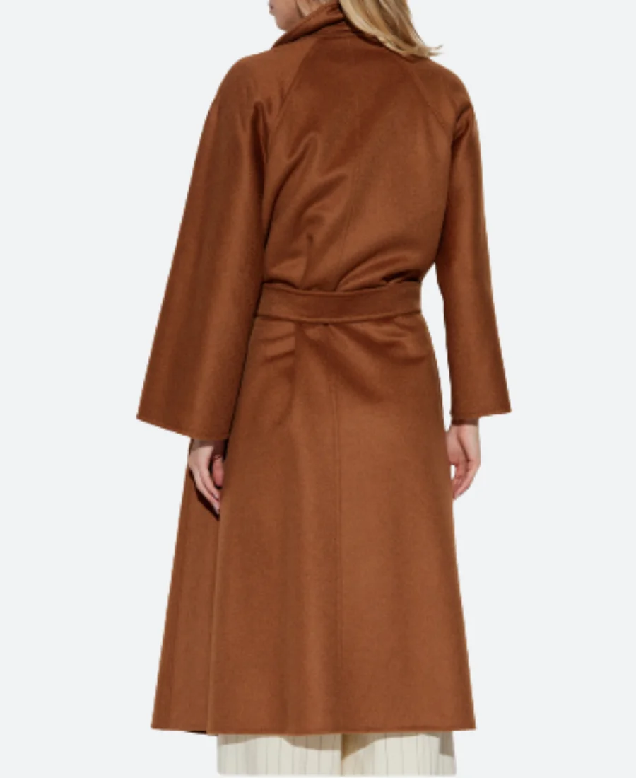 Silent Night Bella Trench Coat back Image