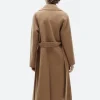 Sincerely Truly Christmas Christina Martino Trench Coat Back Image
