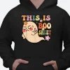 This Is Boo Sheet Ghost Halloween Hoodie Front Image