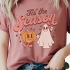 Tis' The Season Pumpkin Ghost Halloween T-Shirt