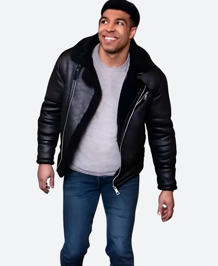 12 Dates of Christmas Chad Savage Leather Jacket Full Image