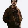 A Very Jonas Christmas Joe Jonas Suede Leather Jacket
