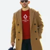A Very Jonas Christmas Nick Jonas Trench Coat Front Image