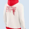 Atlanta Falcons Fanatics Distressed Hoodie back Image