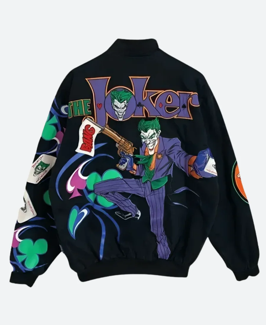 Batman The Joker Bomber Jacket Back Image