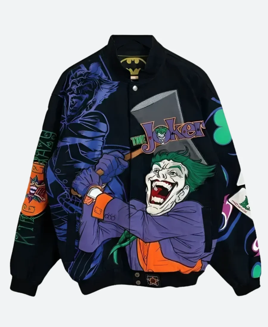 Batman The Joker Bomber Jacket Front Image