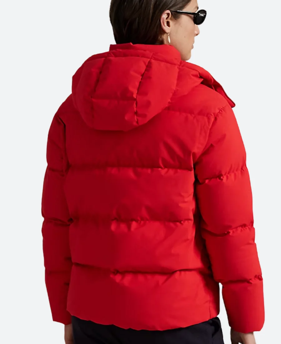 Best Christmas Ever Heather Sanders Puffer Jacket Back Image