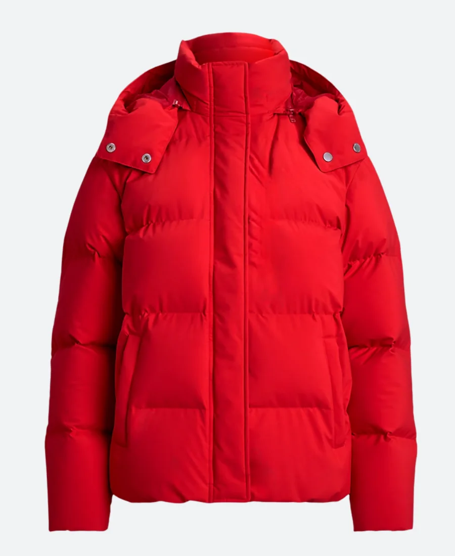Best Christmas Ever Heather Sanders Puffer Jacket Front Image