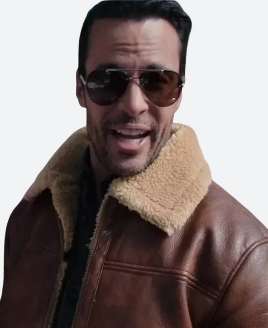 Best Christmas Ever Valentino Leather Jacket Zoom Image