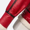 Christmas Red Leather Jacket