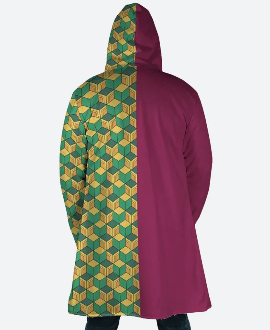 Demon Slayer Giyu Tomioka Coat Back Image