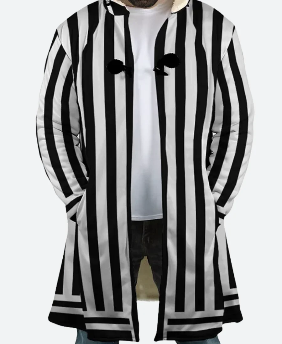 Demon Slayer Obanai Iguro Coat Front Image