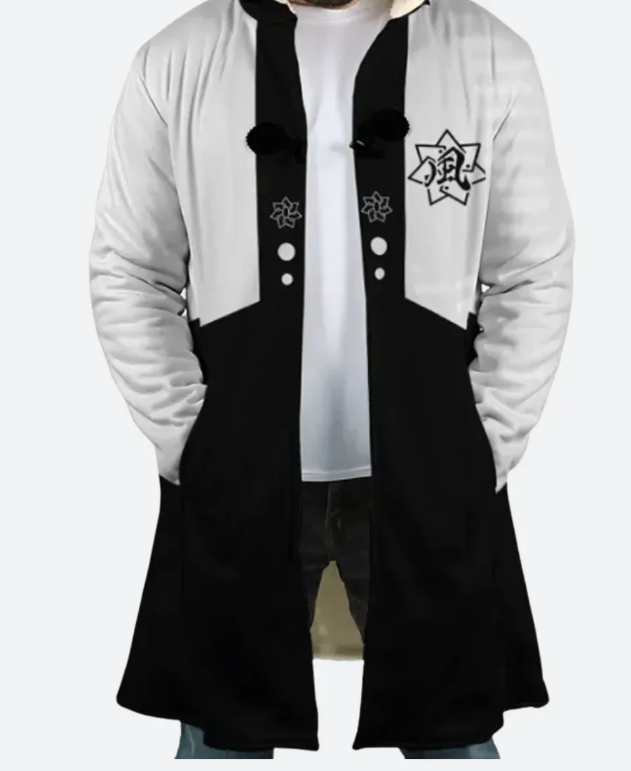 Demon Slayer Sanemi Shinazugawa Coat Front Image