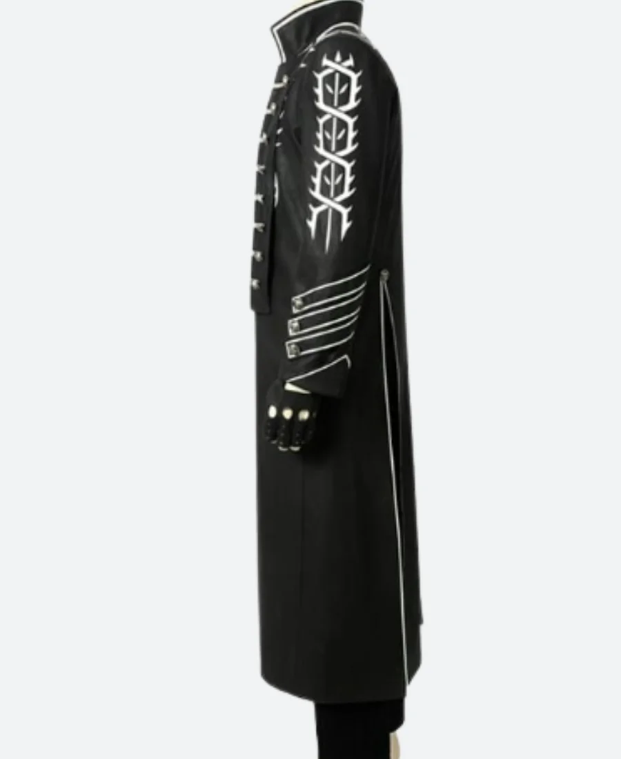 Devil May Cry 3 Vergil Leather Trench Coat Arms Image