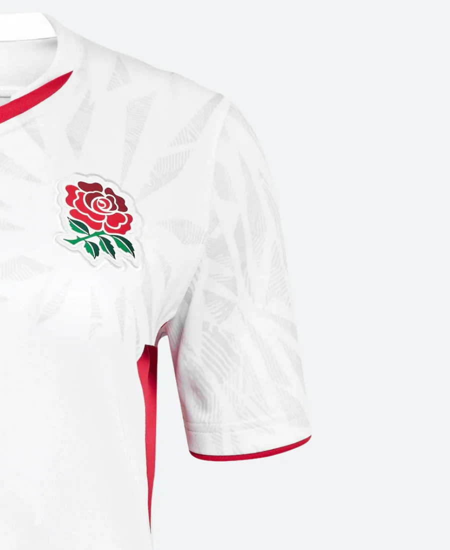 England Rugby World Cup 2025 White Jersey Colalr Zoom Image