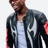 F1 Grand Prix Patrick Habirora Leather Jacket Close Image