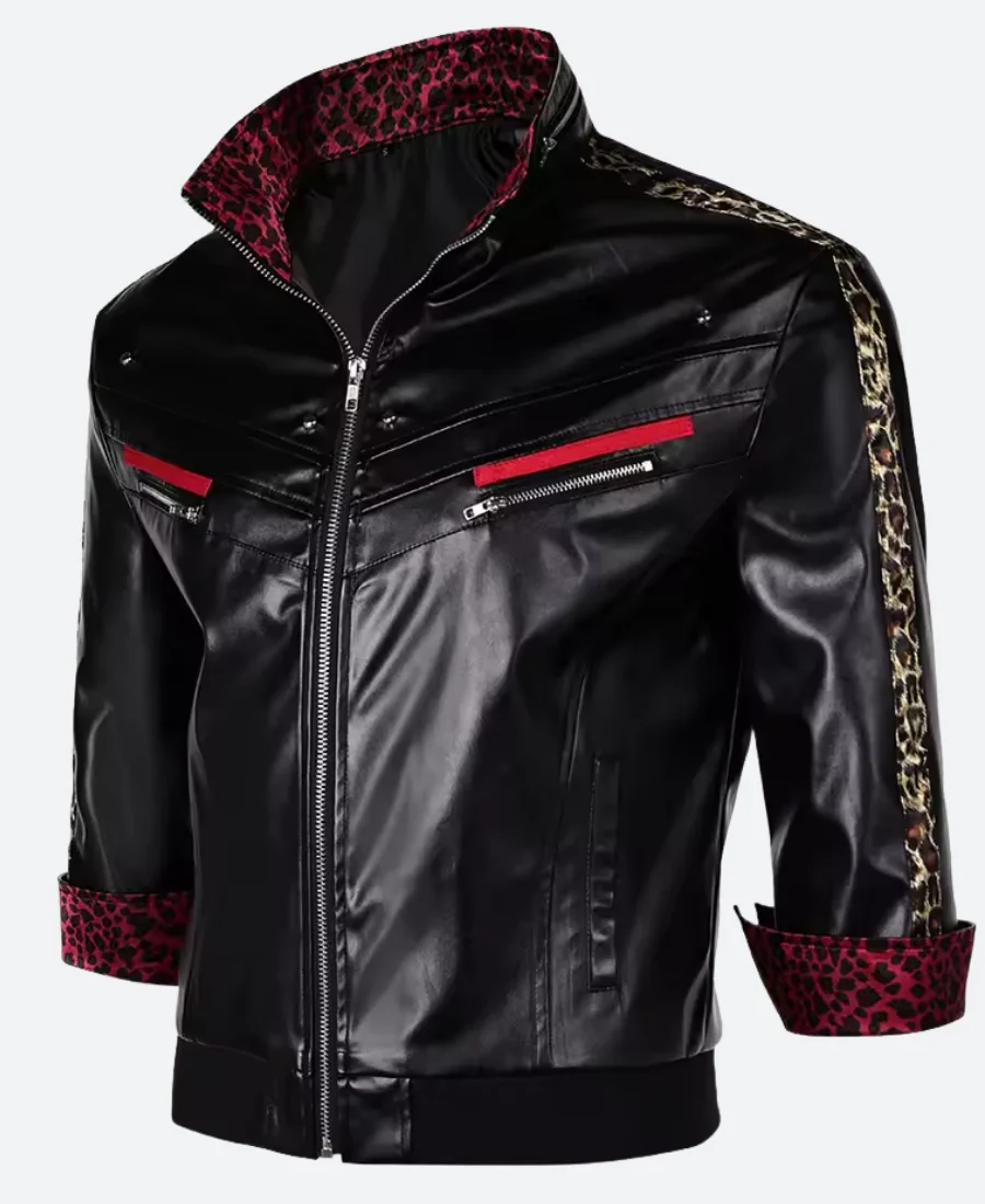 Final Fantasy VII Remake Leslie Kyle Leather Jacket Left Arm Image