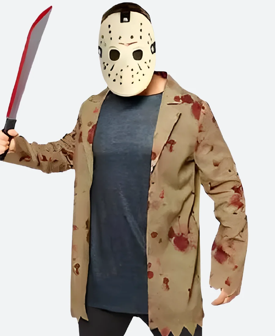 Friday The 13th Halloween Jason Voorhees Jacket Front Image