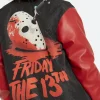 Halloween Friday The 13th Varsity Jacket Back Image