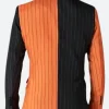 Halloween Pumpkin Pinstripe Blazer Back Image