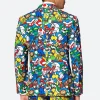 Halloween Super Mario All Over Blazer Back Image