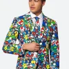 Halloween Super Mario All Over Blazer Zoom Image