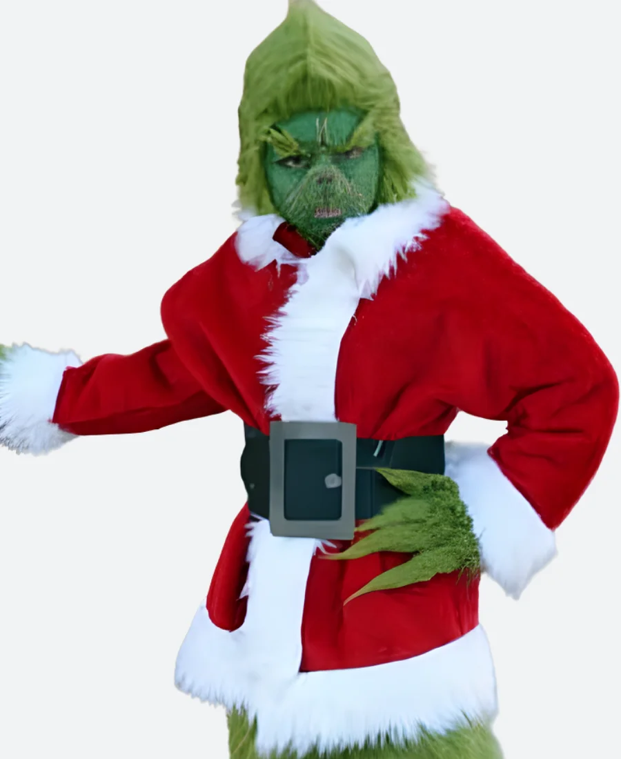 How The Grinch Stole Christmas Jim Carrey Coat Front Image