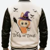 Labubu Trick Or Treat Varsity Jacket Full Back Image