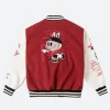 Labubu Varsity Jacket Red Back Image