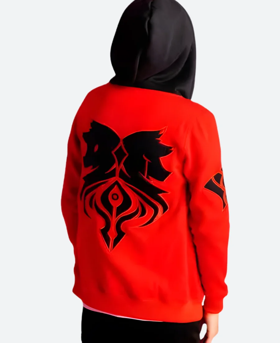 Minecraft Aphmau Aaron Lycan Hoodie Back Image